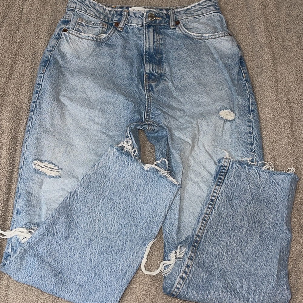 Zara straight leg jeans!